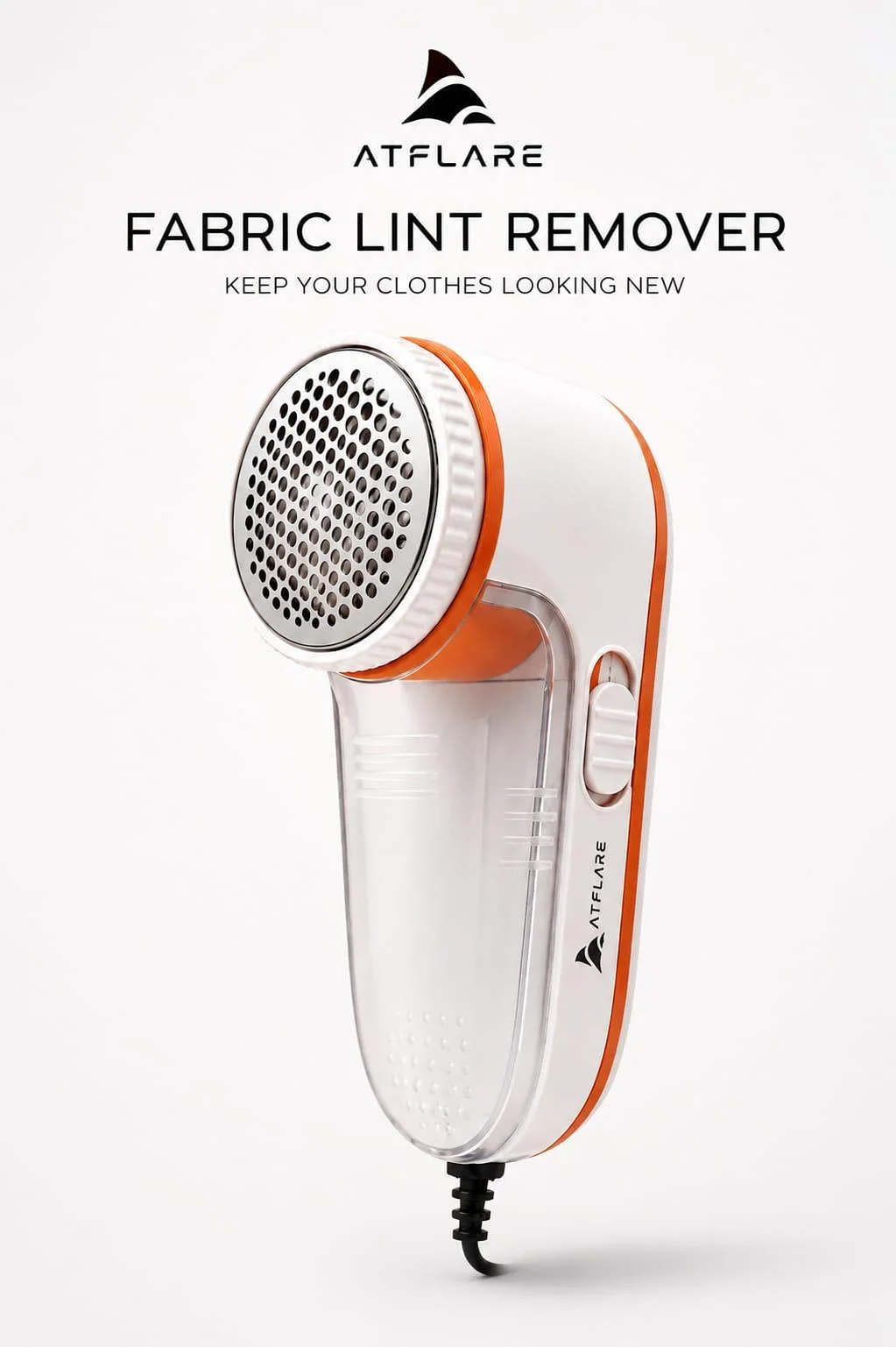 ATFLARE Electric Fabric Lint Remover | Portable Fabric Shaver for Clothes, Sweaters, Blankets & Upholstery - view 2