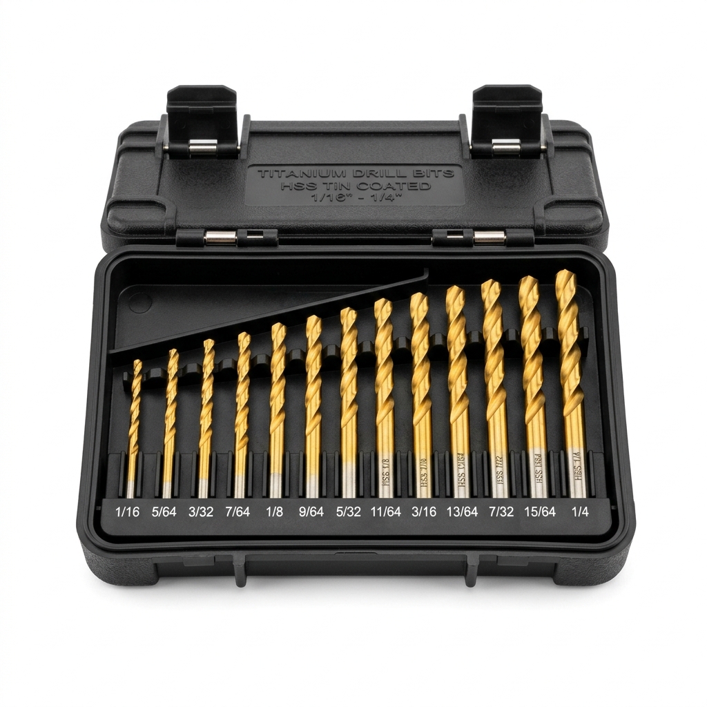 Titanium Drill Bit Set